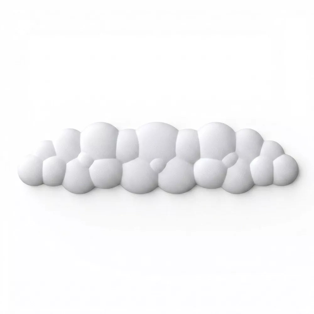 Cloud Shaped Ergonomic Mouse Pad & Keyboard Wrist Rest 2-Piece Set