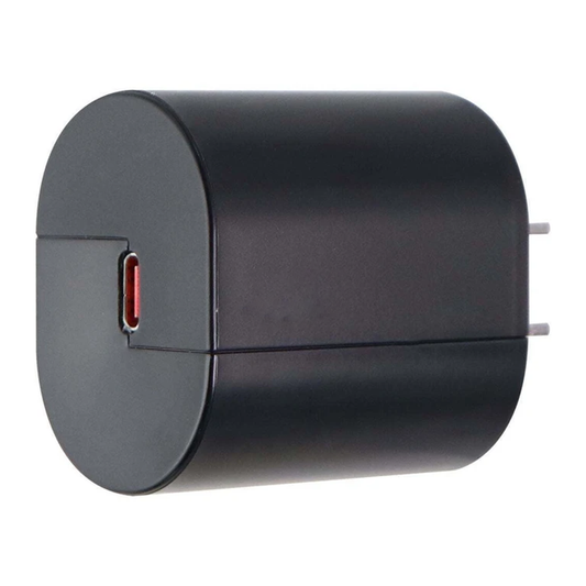 30W USB-C Power Delivery Wall Charger, Compact Fast Charging Power Brick With Foldable Plug For Mobile Gadgets