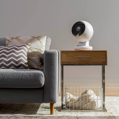 Rotatable Circulating Desktop Fan, Multi-Speed Adjustable Quiet Table Fan For Bedroom & Office