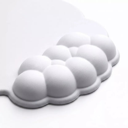 Cloud Shaped Ergonomic Mouse Pad & Keyboard Wrist Rest 2-Piece Set
