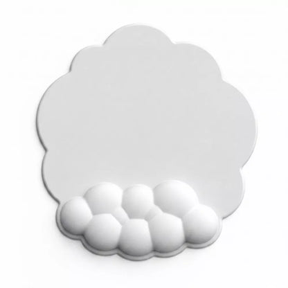 Cloud Shaped Ergonomic Mouse Pad & Keyboard Wrist Rest 2-Piece Set